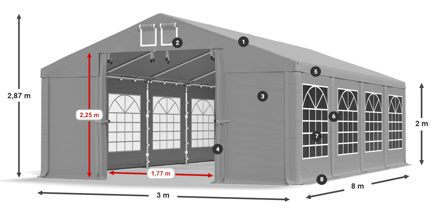 ISD 560 PVC légende 2m