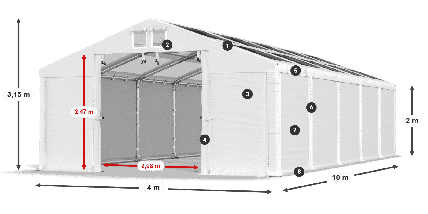 MMST 580 PVC légende 2m