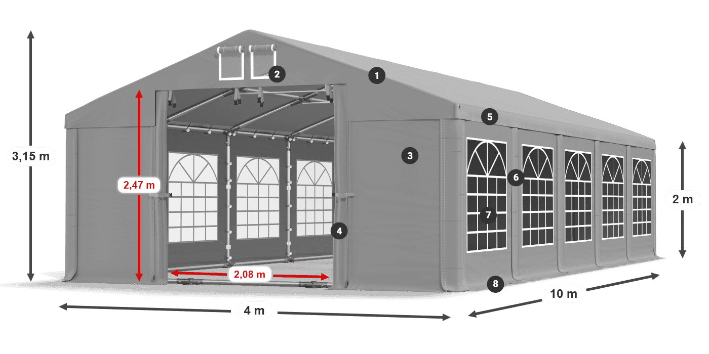 IMS 580 PVC légende 2m