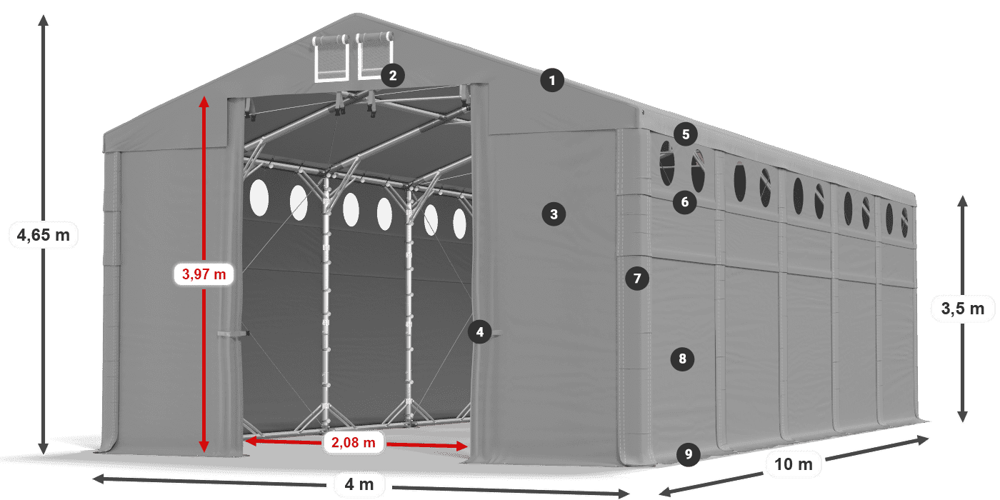 MFRO 620 PVC légende 3,5m
