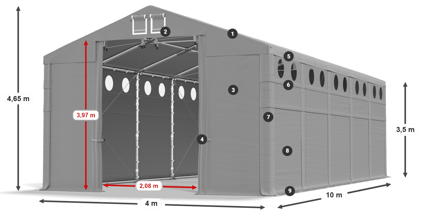 MFRO 620 PVC légende 3,5m
