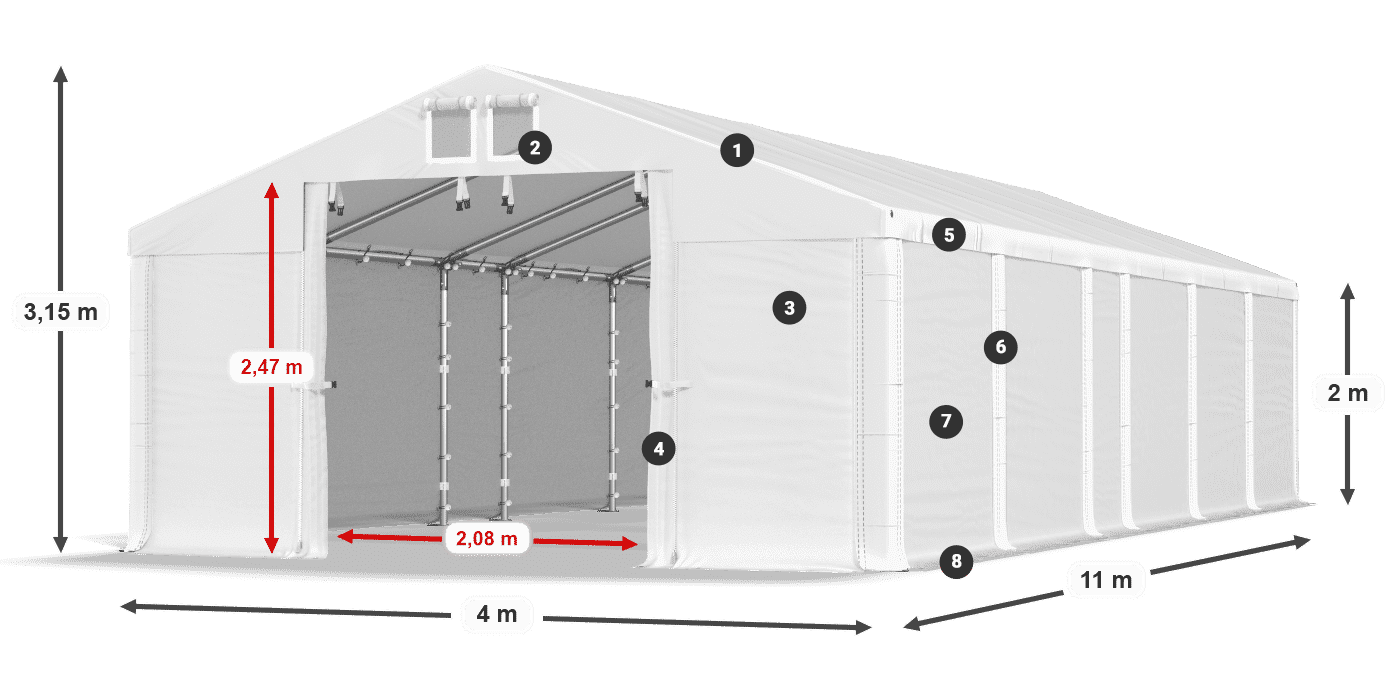 MFR 620 PVC légende 2m
