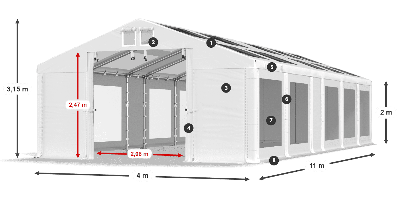 IMST 580 PVC légende 2m