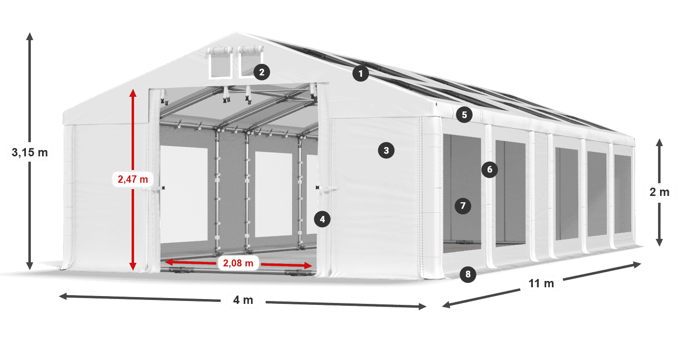 IMST 580 PVC légende 2m