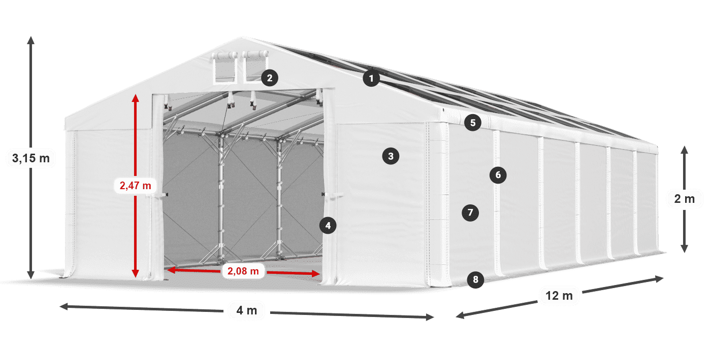 MMST 580 PVC légende 2m