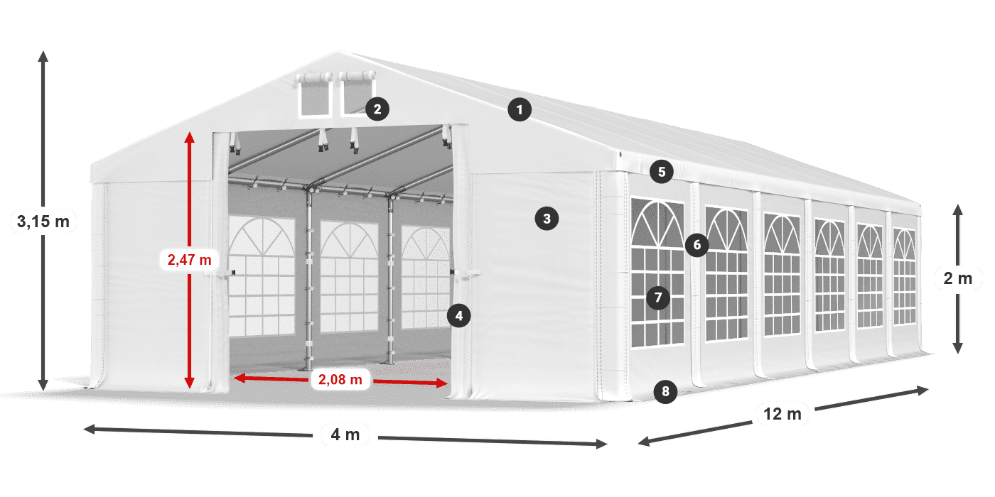 IMS 580 PVC légende 2m