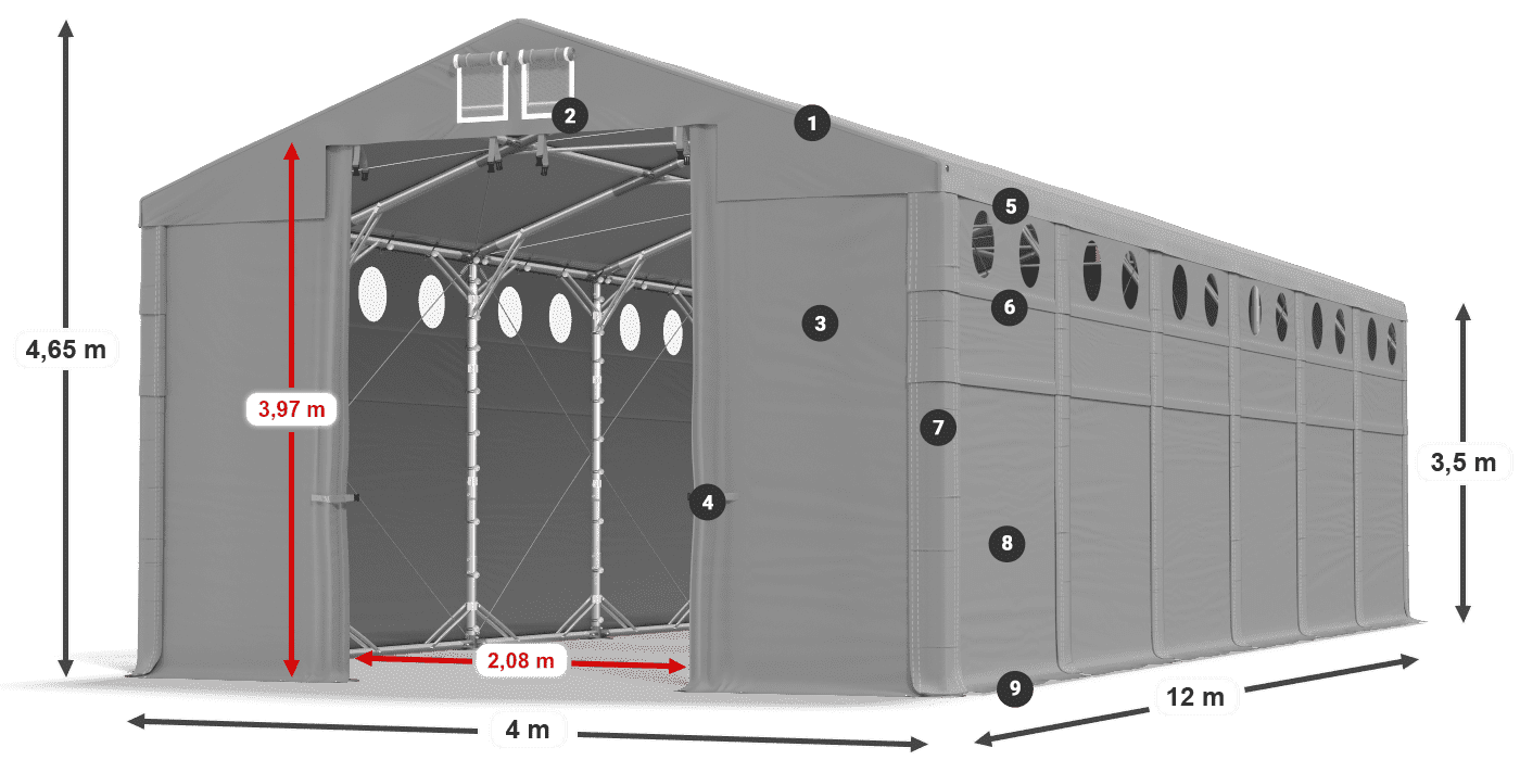 MFRO 620 PVC légende 3,5m