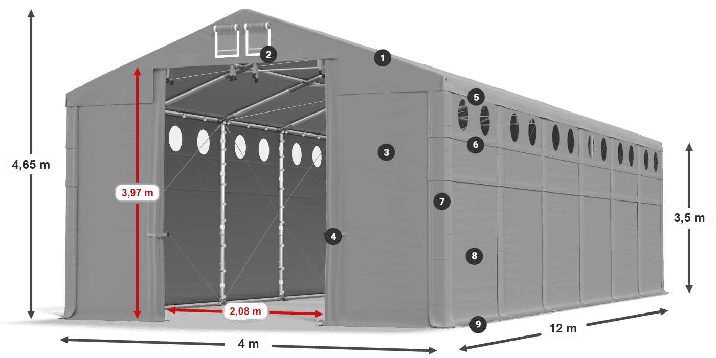 MFRO 620 PVC légende 3,5m