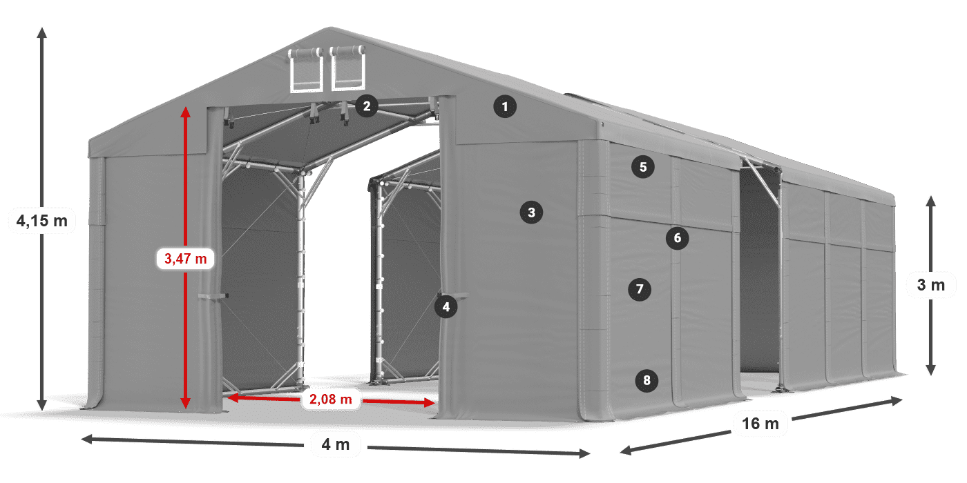 MFR 620 PVC légende 3m
