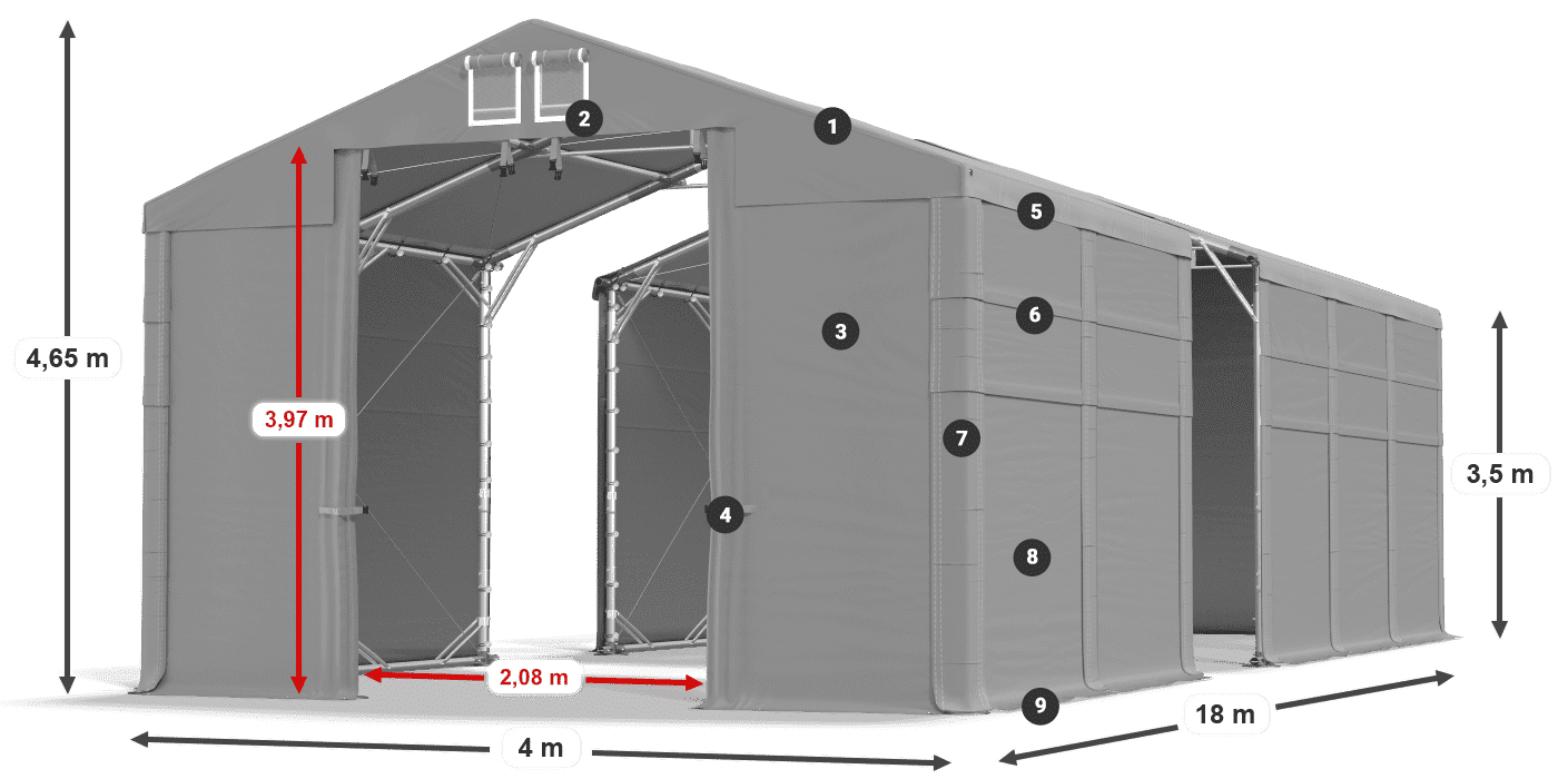 MFR 620 PVC légende 3,5m