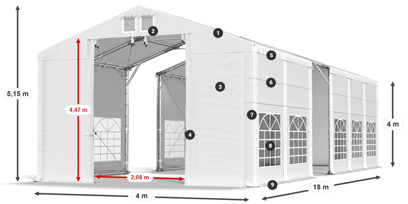 IFR 620 PVC légende 4m