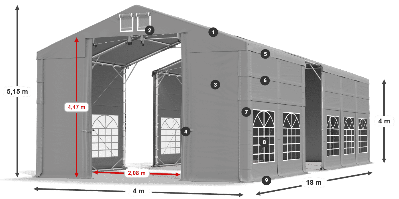IMS 580 PVC légende 4m