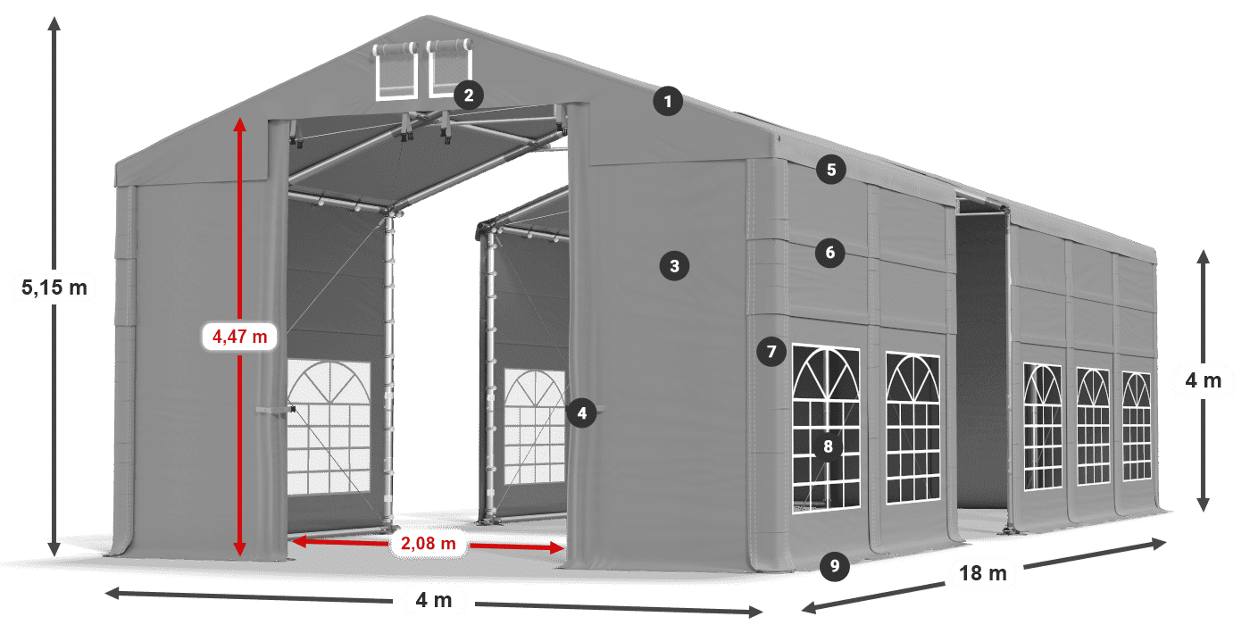 IMS 580 PVC légende 4m
