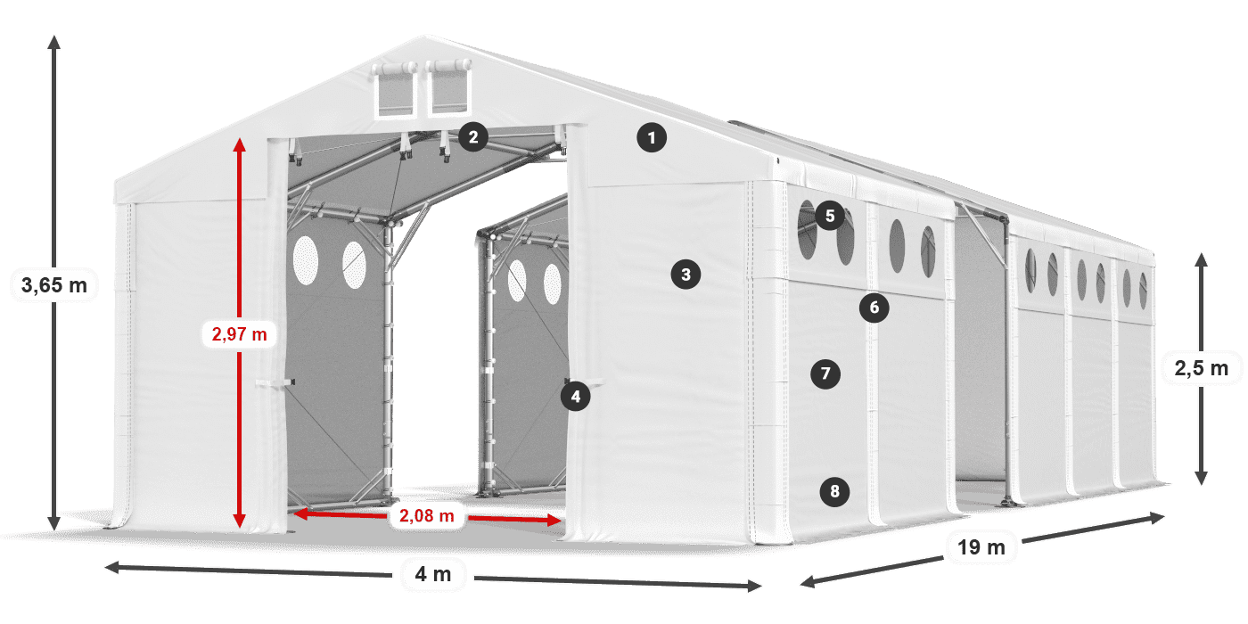 MFRO 620 PVC légende 2,5m