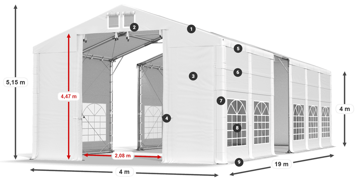IFR 620 PVC légende 4m