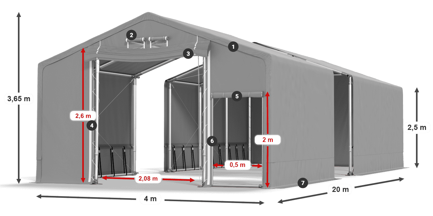 SFR 600 PVC légende