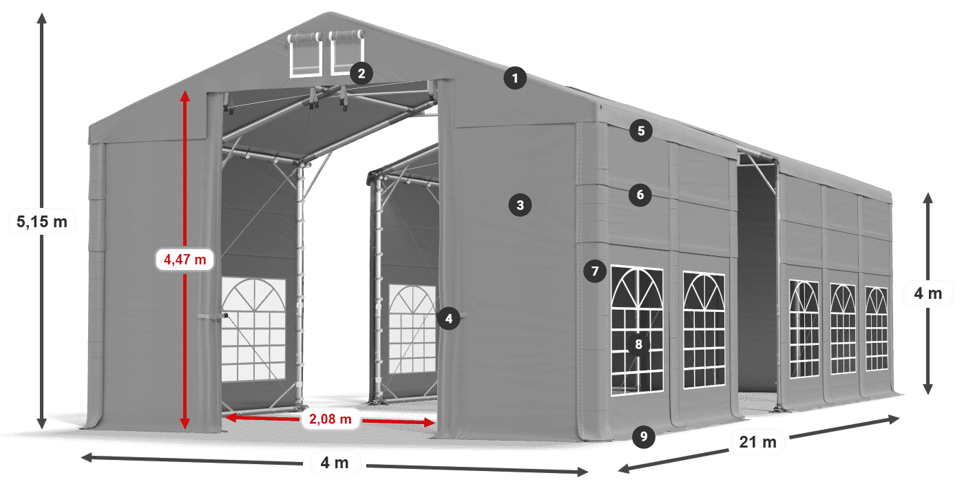 IMS 580 PVC légende 4m