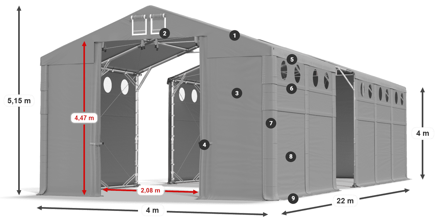 MFRO 620 PVC légende 4m