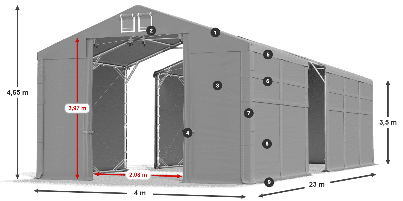 MFR 620 PVC légende 3,5m