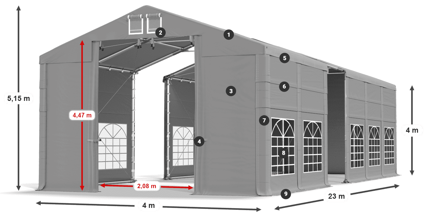 IMS 580 PVC légende 4m
