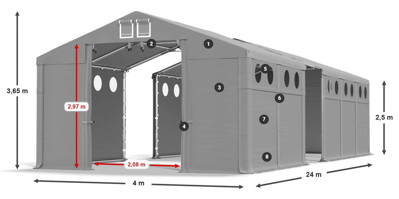 MSDO 560 PVC légende 2,5m