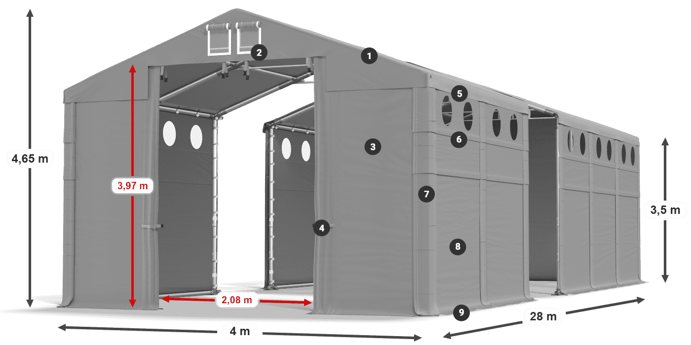 MFRO 620 PVC légende 3,5m