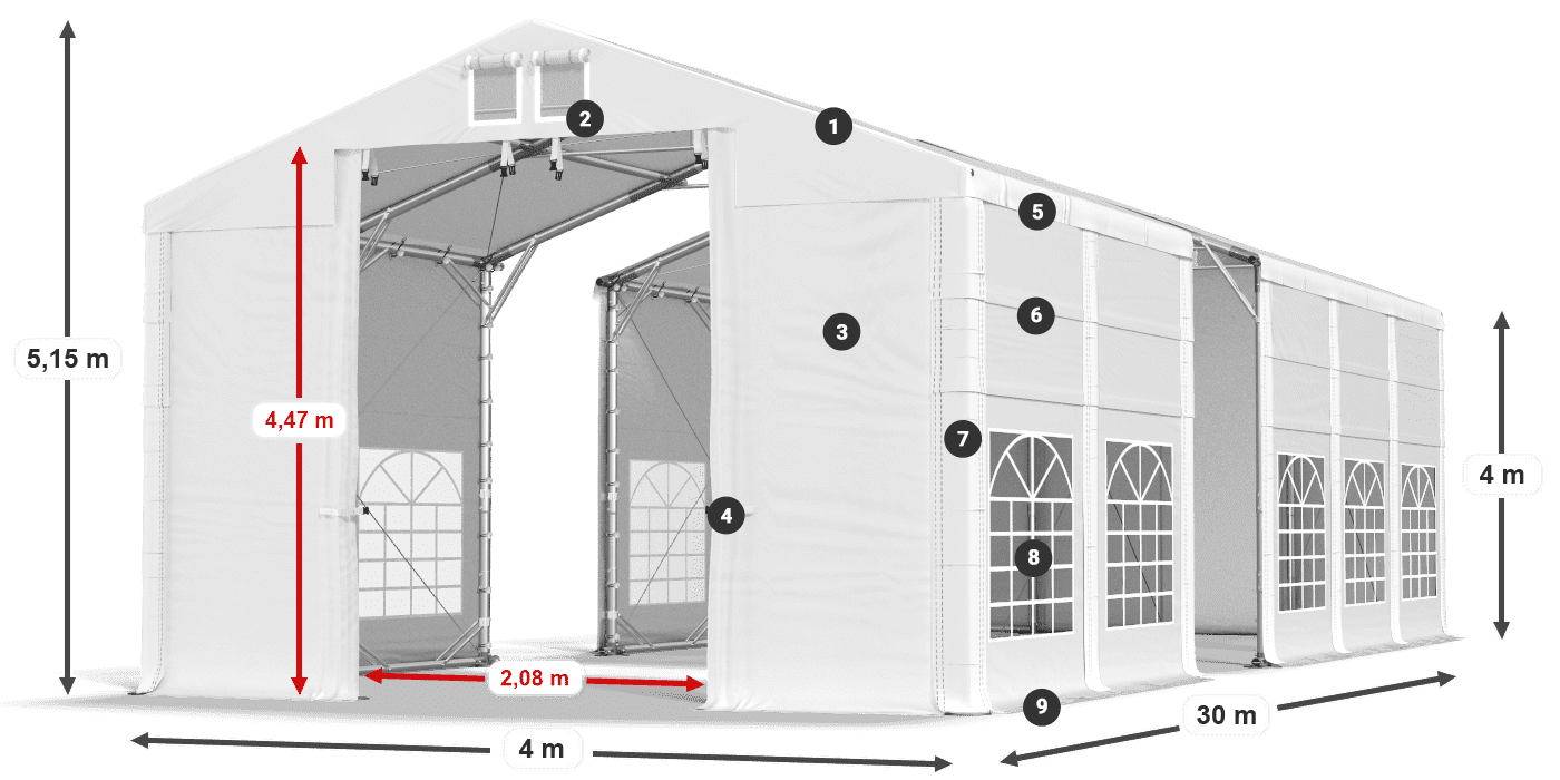 IMS 580 PVC légende 4m