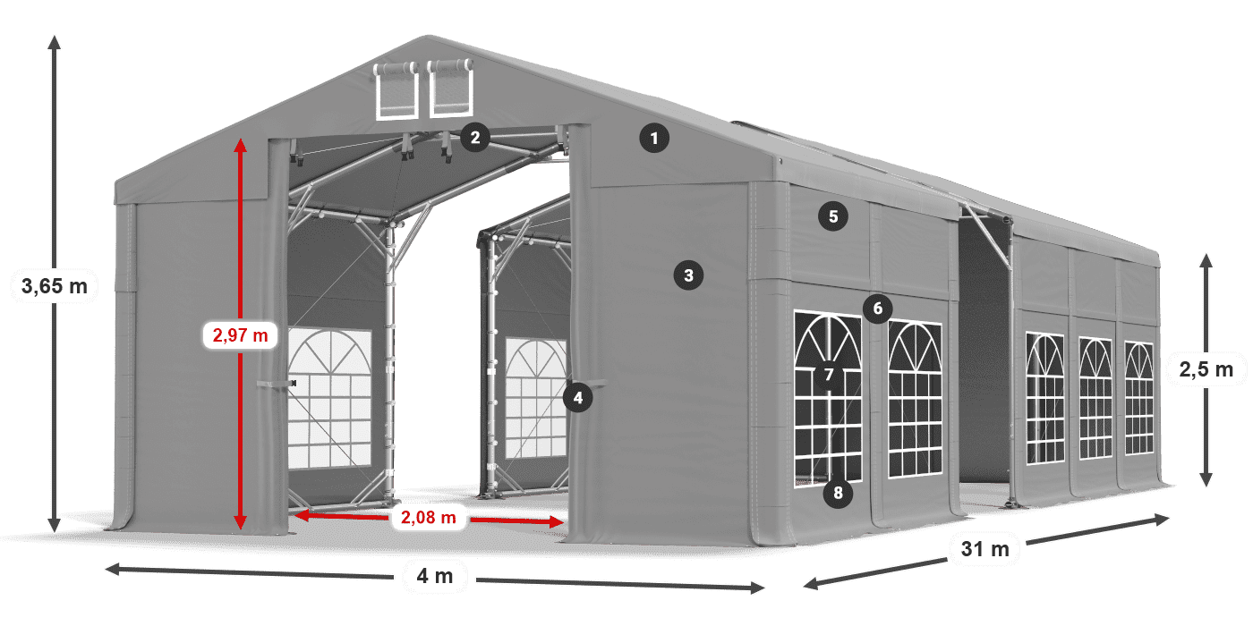 IMS 580 PVC légende 2,5m