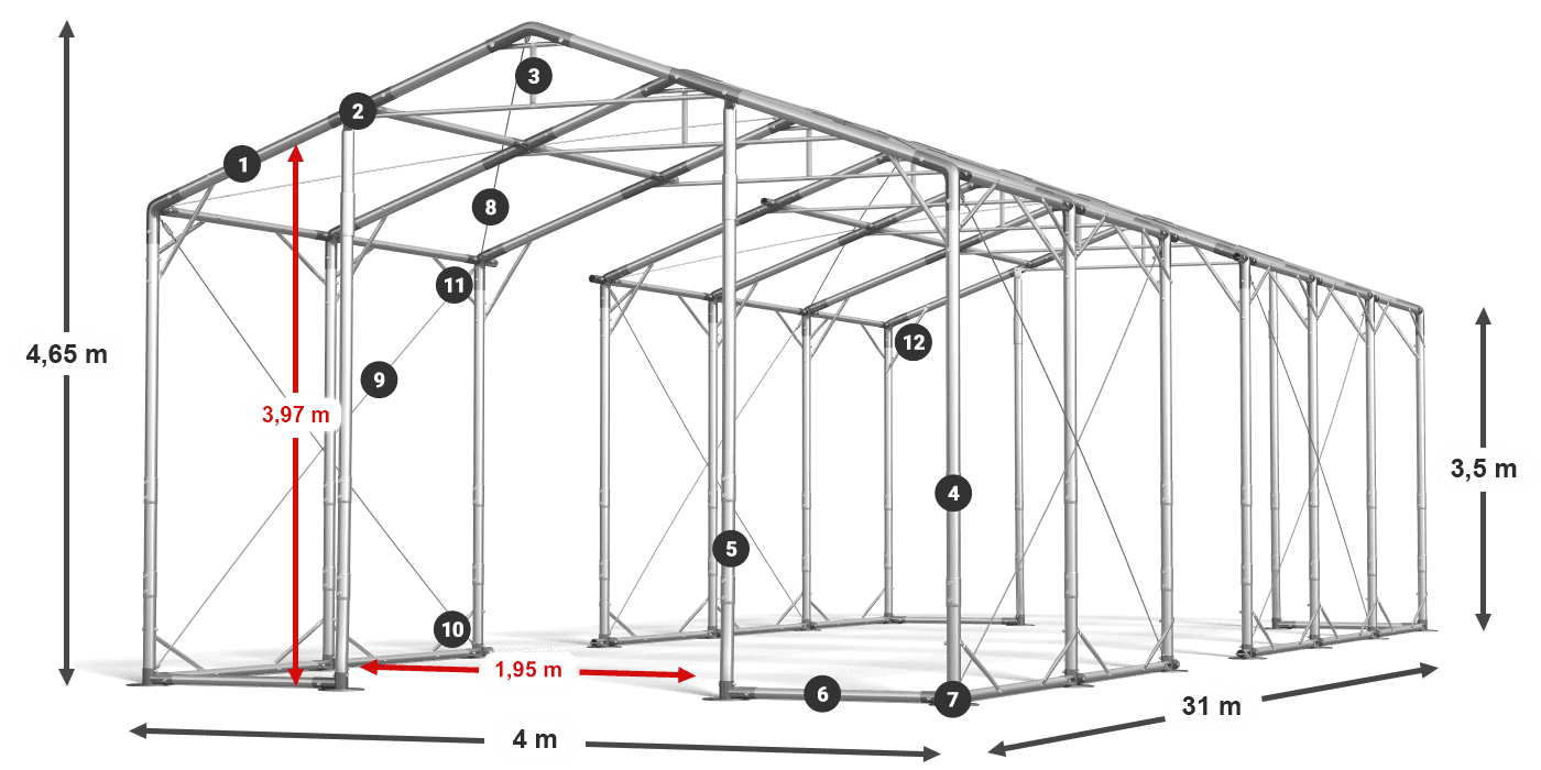 POLAR légende 2.5m-4m