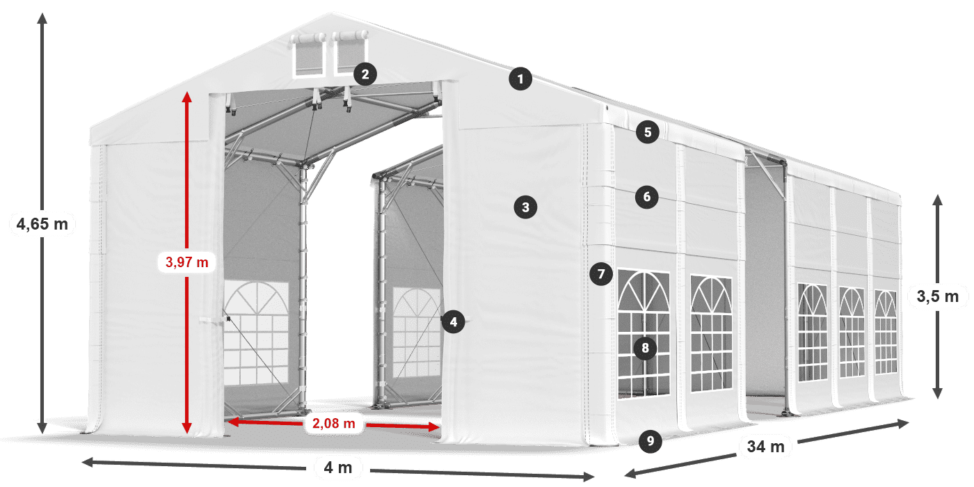 IFR 620 PVC légende 3,5m