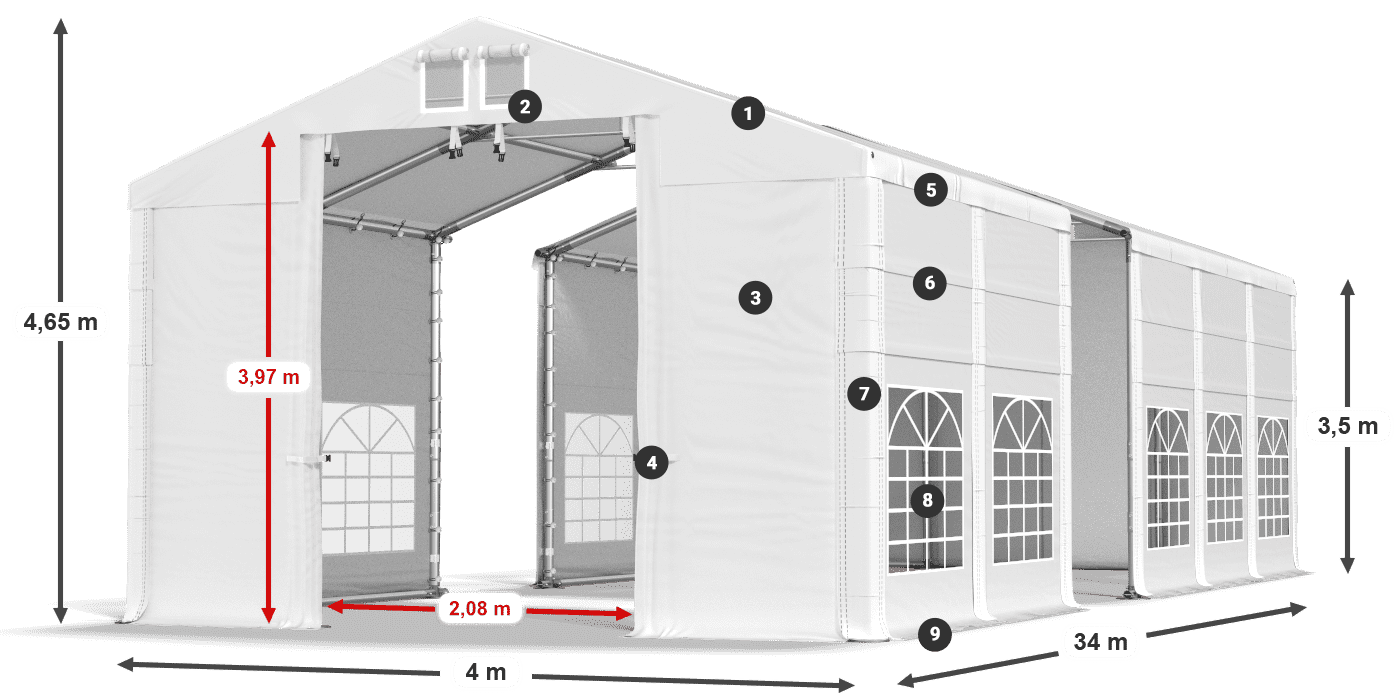 IFR 620 PVC légende 3,5m