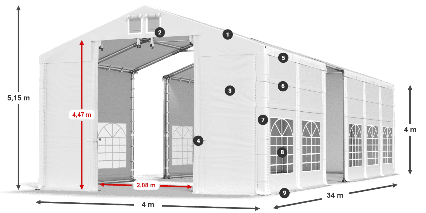 IFR 620 PVC légende 4m