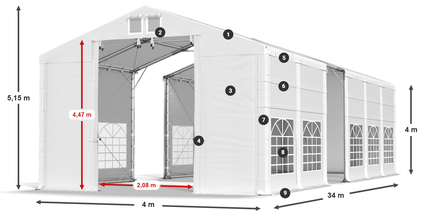 IMS 580 PVC légende 4m