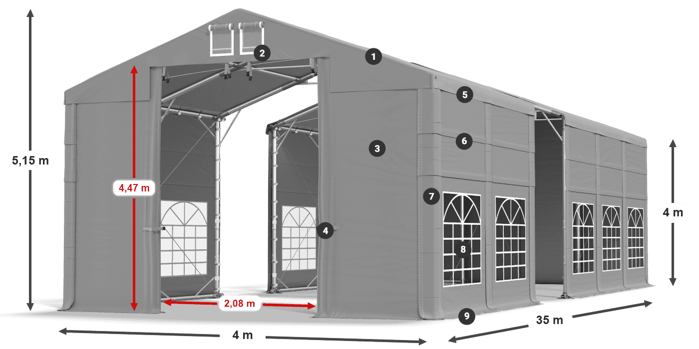 IMS 580 PVC légende 4m