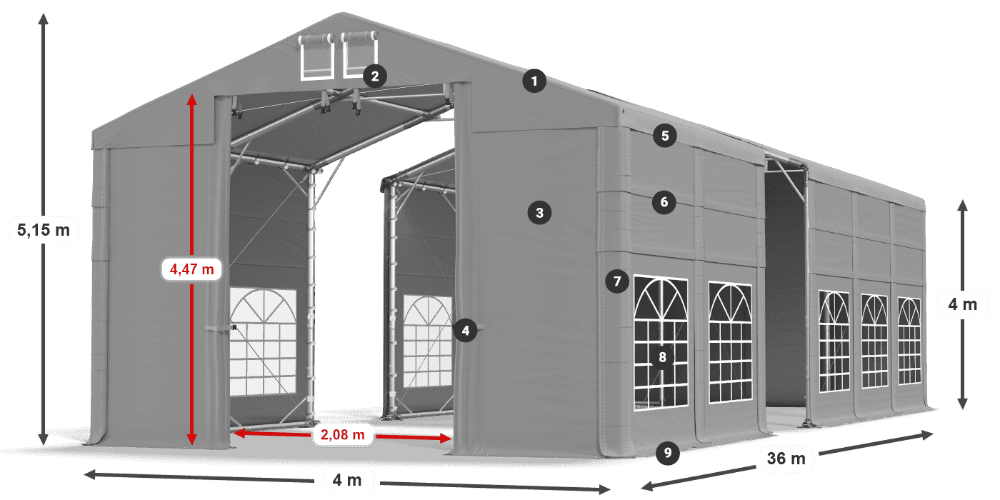 IMS 580 PVC légende 4m