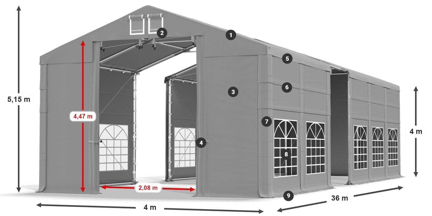 IMS 580 PVC légende 4m