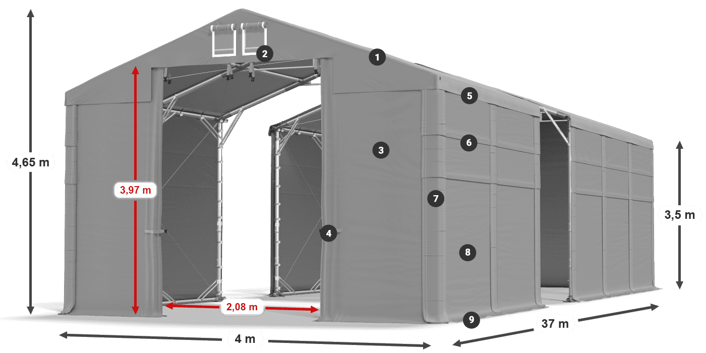 MFR 620 PVC légende 3,5m