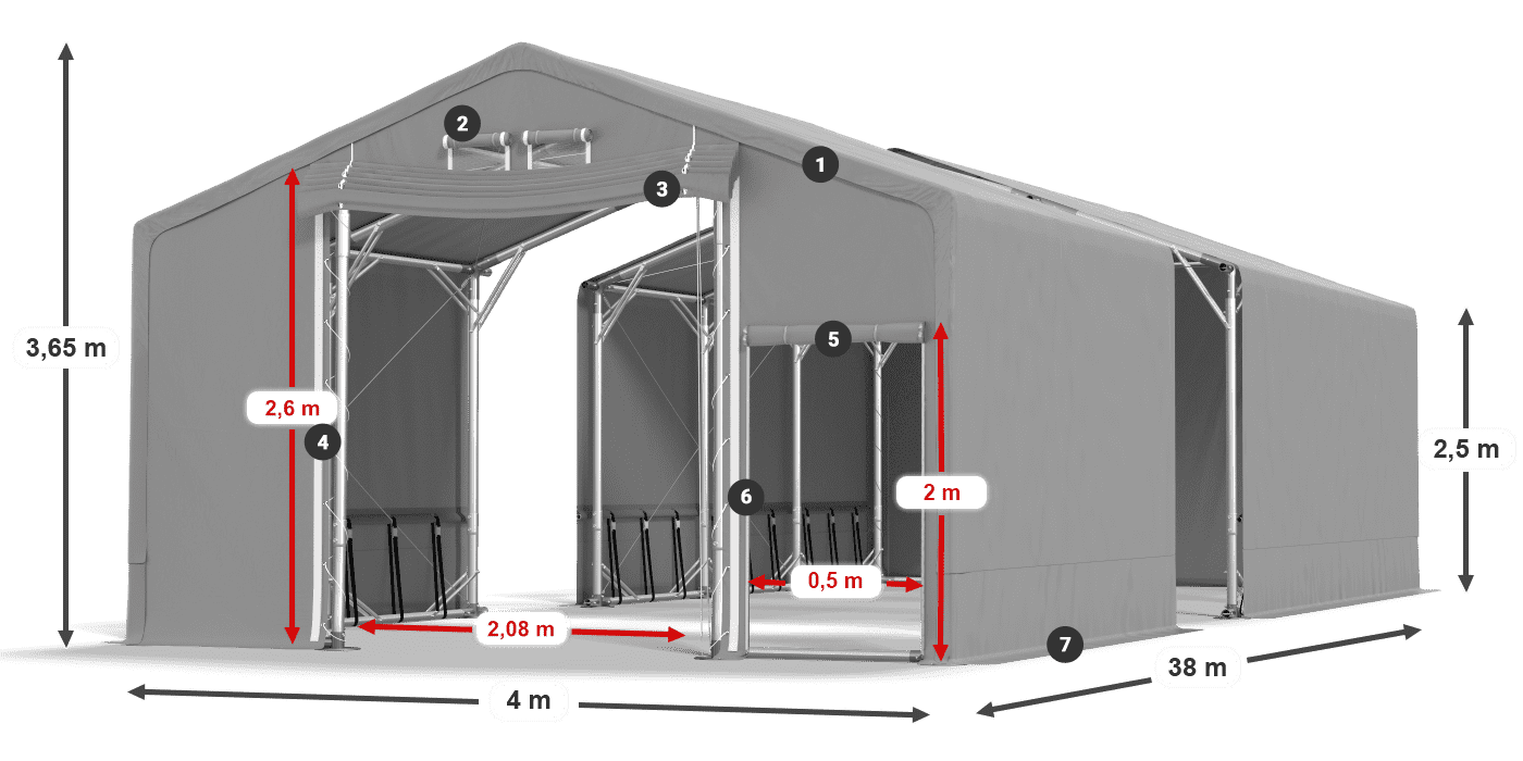 SFR 600 PVC légende