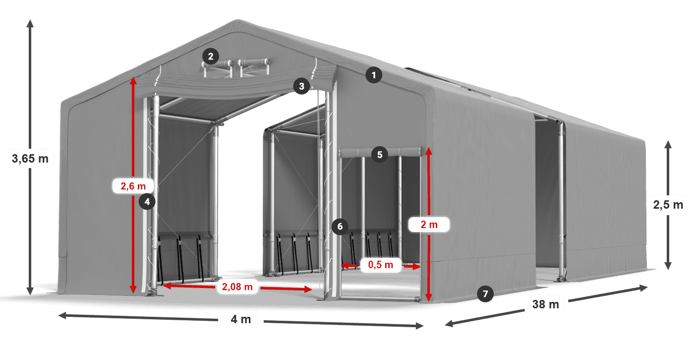 SFR 600 PVC légende