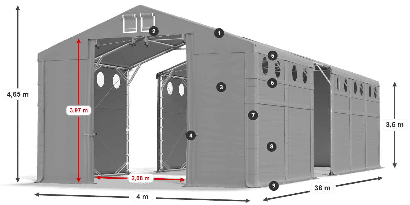 MFRO 620 PVC légende 3,5m