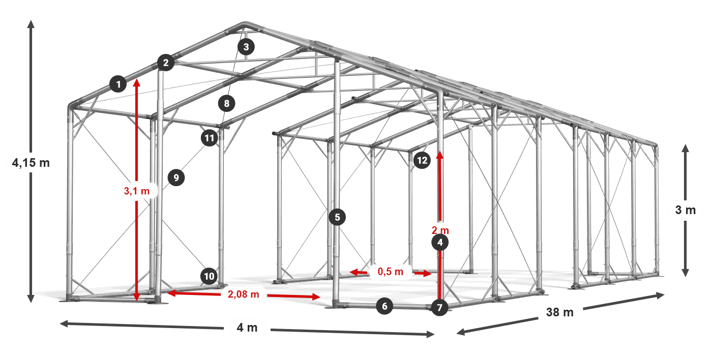 POLAR légende 2.5m-4m