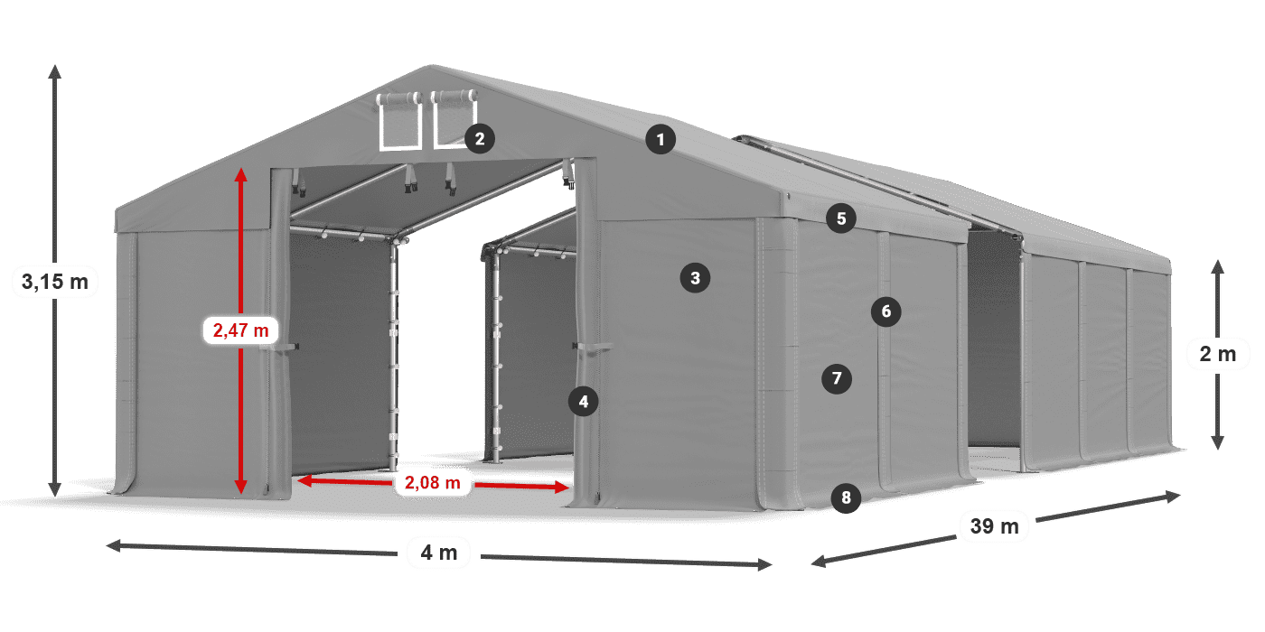 MFR 620 PVC légende 2m