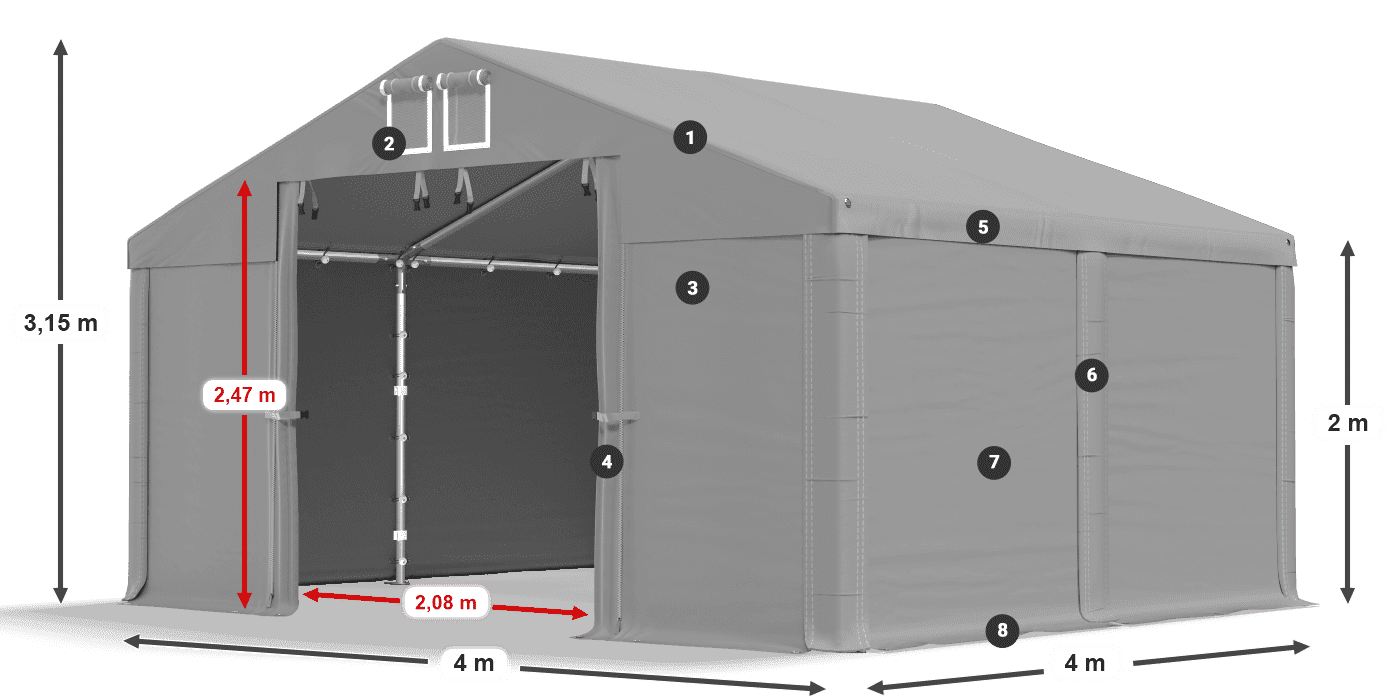 MFR 620 PVC légende 2m