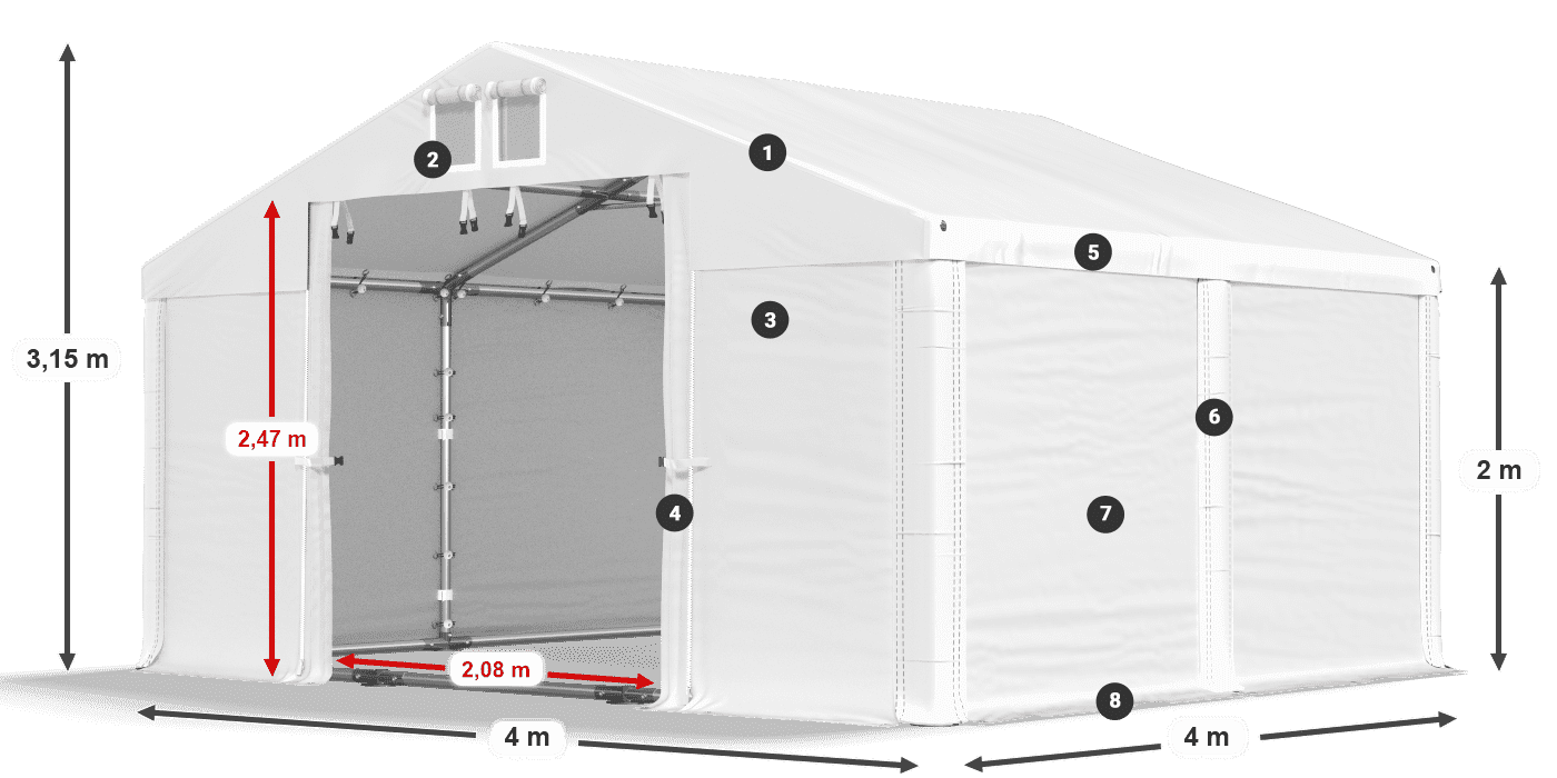 MFR 620 PVC légende 2m