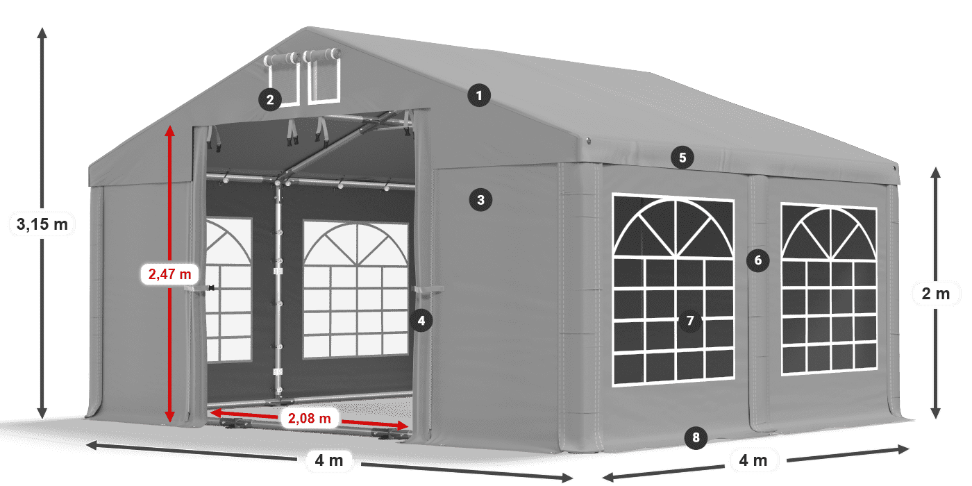 ISD 560 PVC légende 2m