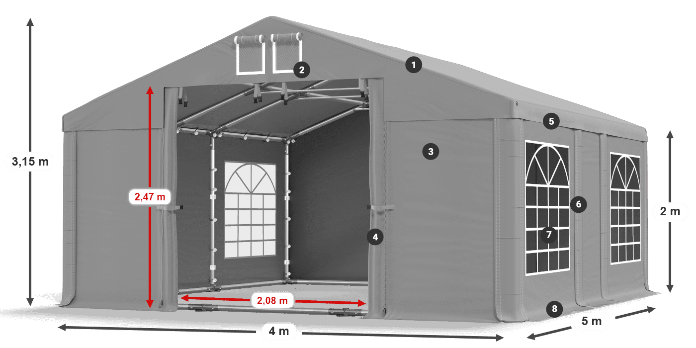 IMS 580 PVC légende 2m