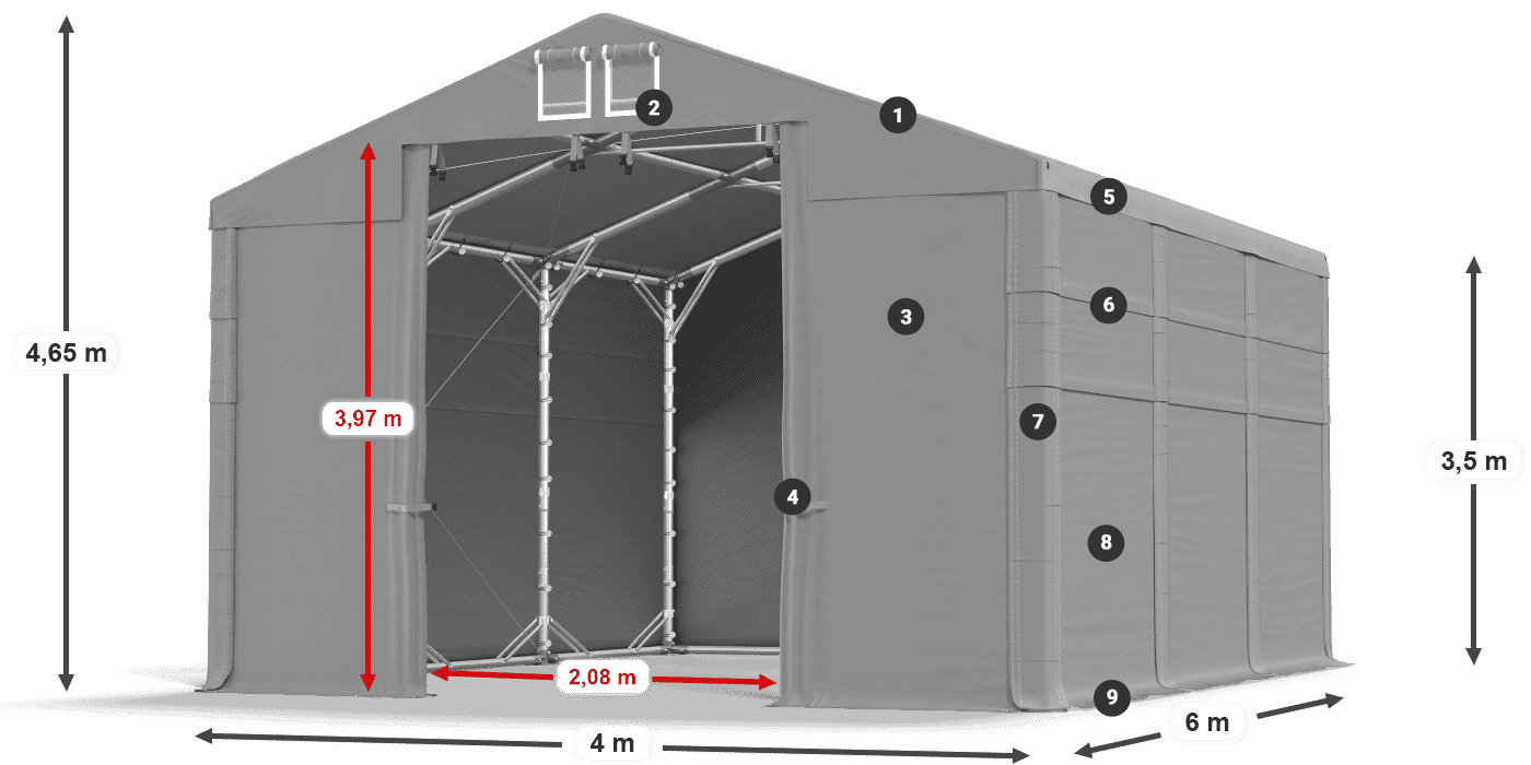 MFR 620 PVC légende 3,5m