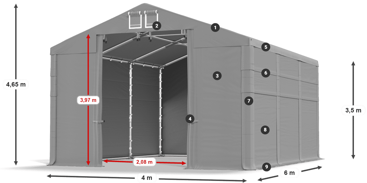 MFR 620 PVC légende 3,5m