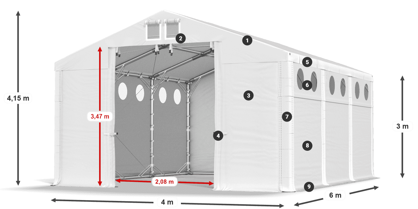 MFRO 620 PVC légende 3m
