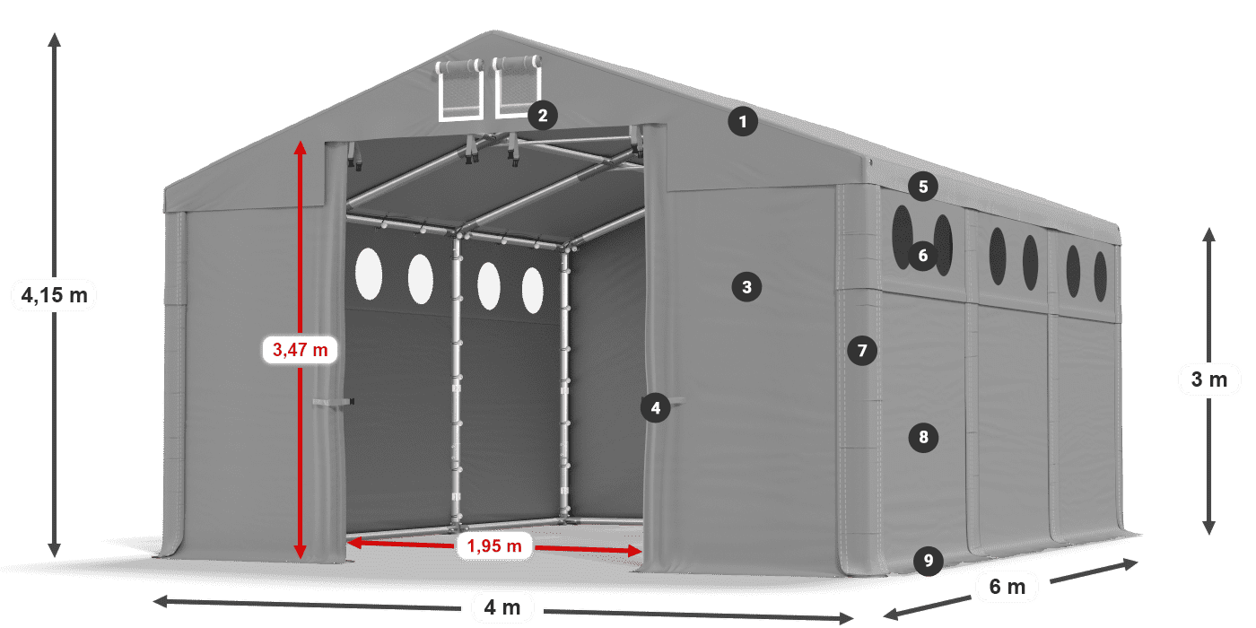 MSDO 560 PVC légende 3m